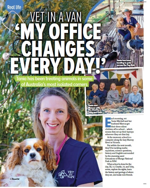Vet in a Van - Woman's Day
