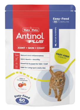 Get 5-10% discount on Antinol pet supplements.